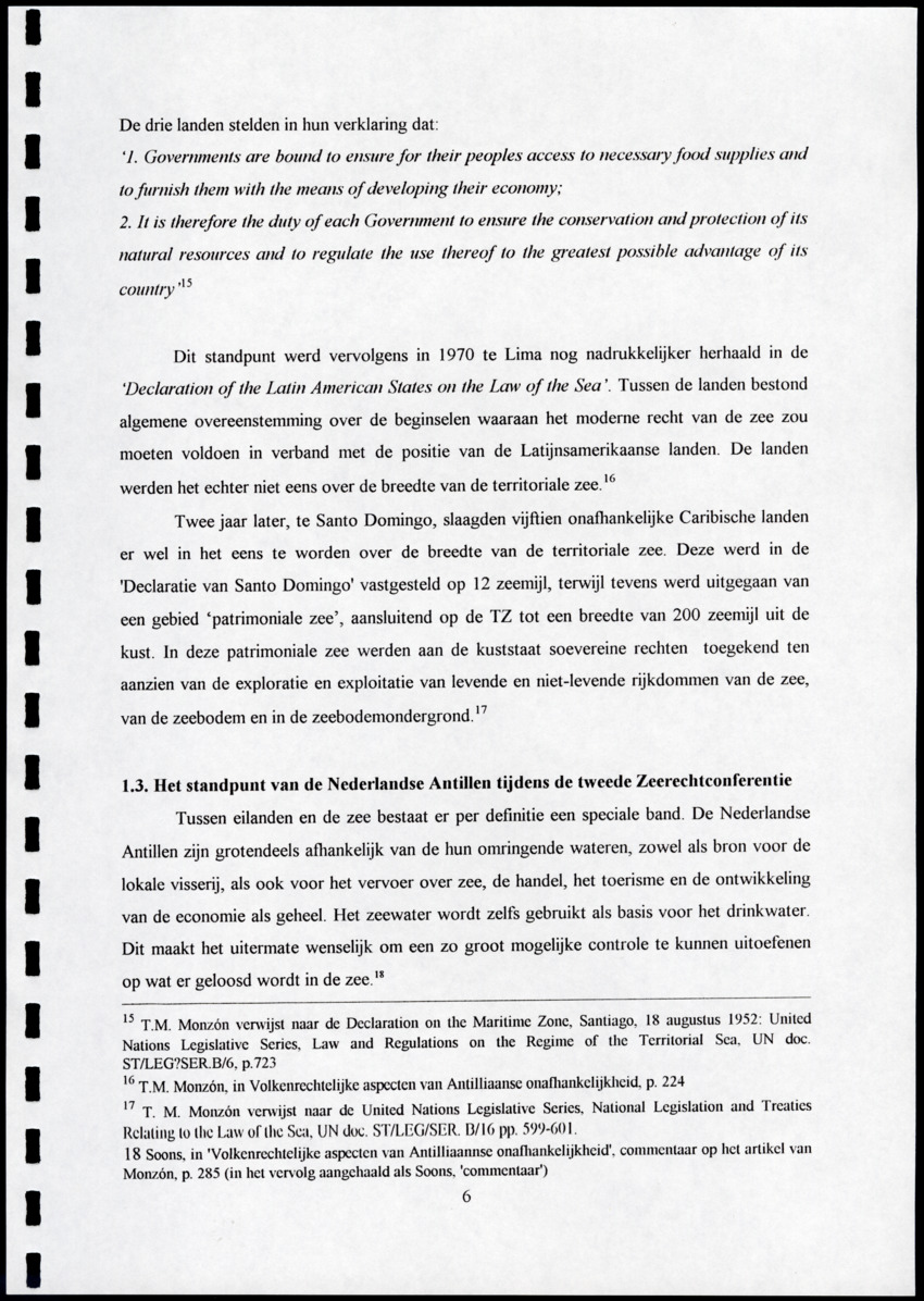 De Nederlandse Antillen en haar zeegrenzen - de gevolgen van staatkundige versnippering voor de maritieme grenzen van de eilanden - New Page