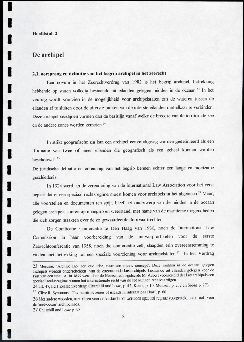 De Nederlandse Antillen en haar zeegrenzen - de gevolgen van staatkundige versnippering voor de maritieme grenzen van de eilanden - New Page