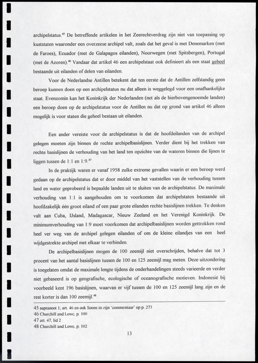 De Nederlandse Antillen en haar zeegrenzen - de gevolgen van staatkundige versnippering voor de maritieme grenzen van de eilanden - New Page