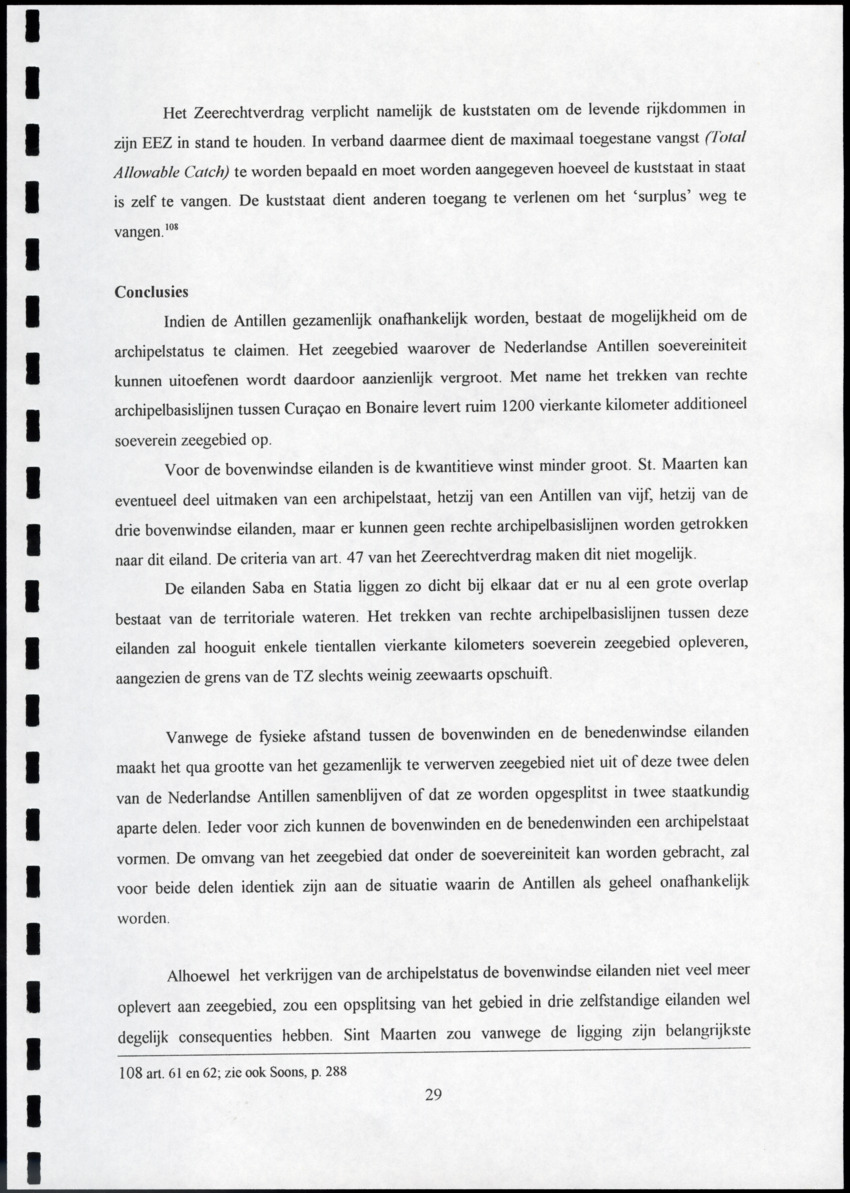 De Nederlandse Antillen en haar zeegrenzen - de gevolgen van staatkundige versnippering voor de maritieme grenzen van de eilanden - New Page