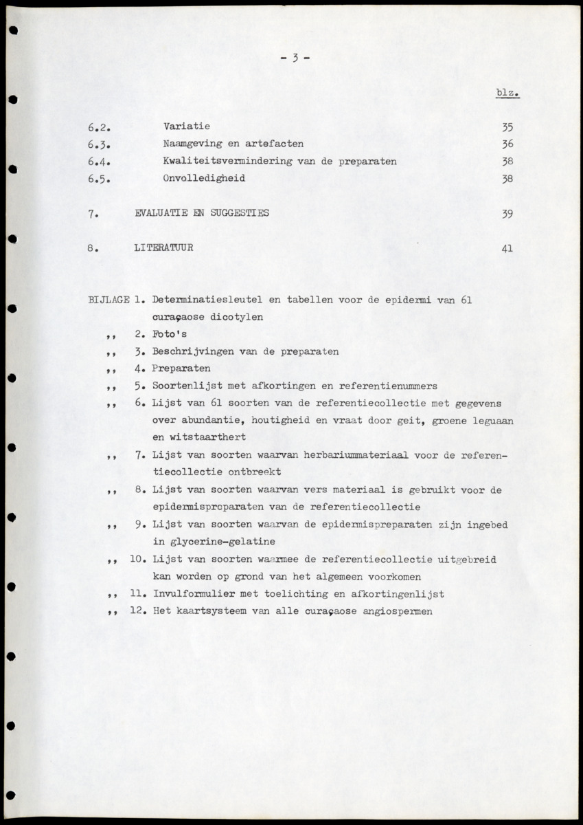 Voorbereidend onderzoek voor de faecesanalyse bij Curaçaose herbivoren - New Page