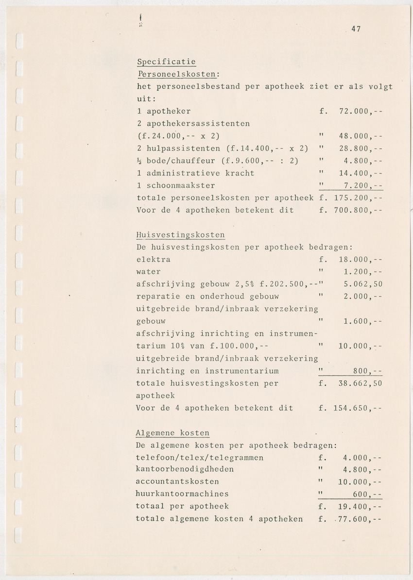Feasibility study voor een eilands-apotheek - New Page