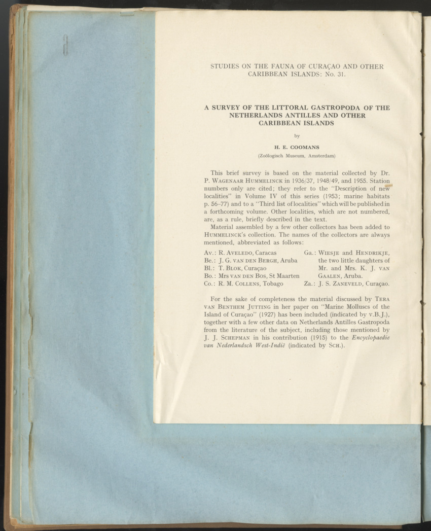 Carmabi Collected Papers Volume 1 - Nos. 1-15, 1956-1959 - Page 130