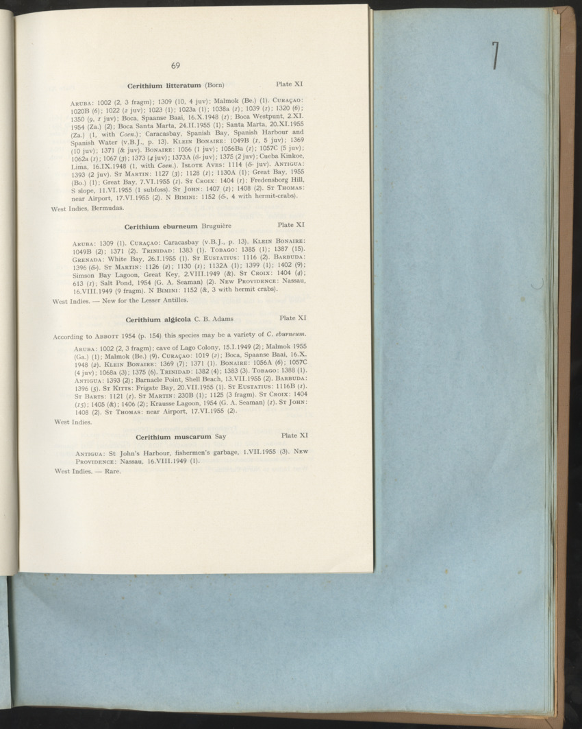 Carmabi Collected Papers Volume 1 - Nos. 1-15, 1956-1959 - Page 157