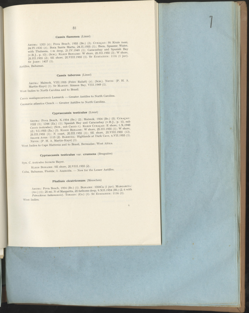 Carmabi Collected Papers Volume 1 - Nos. 1-15, 1956-1959 - Page 169