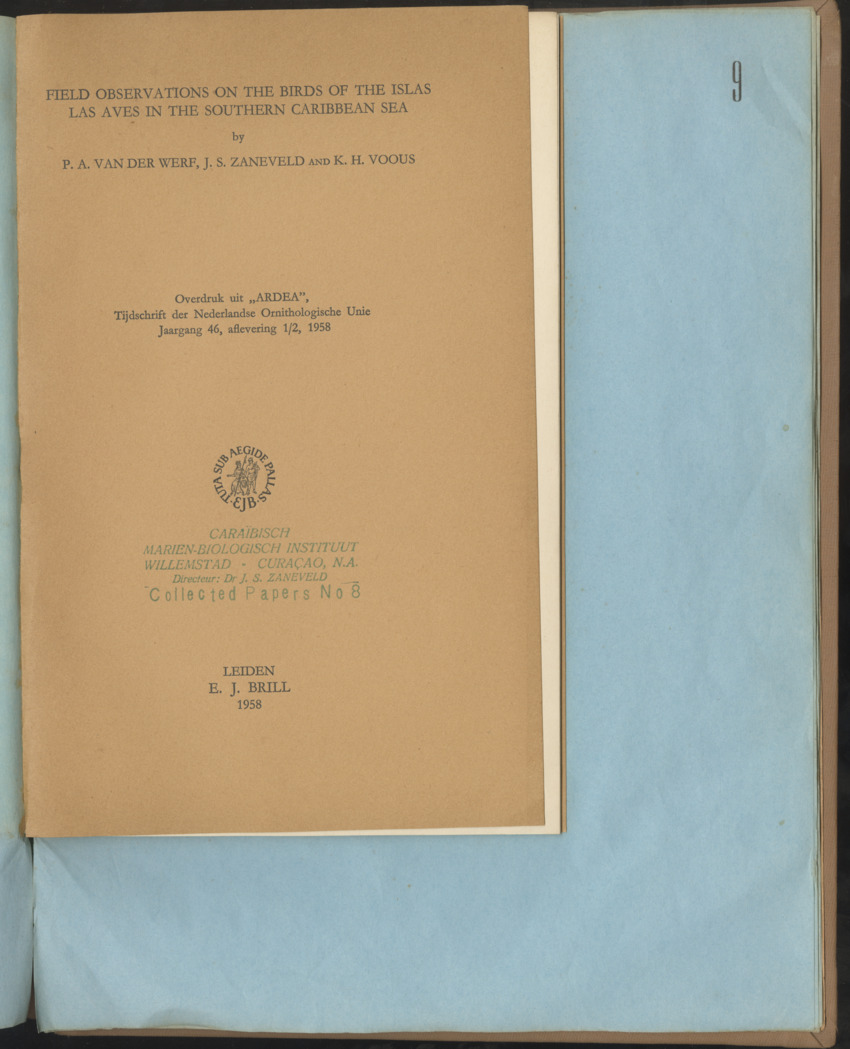 Carmabi Collected Papers Volume 1 - Nos. 1-15, 1956-1959 - Page 265