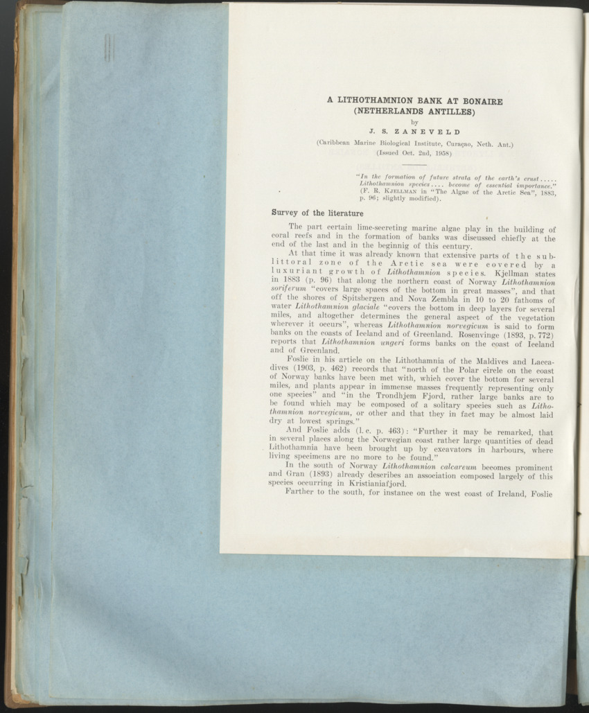 Carmabi Collected Papers Volume 1 - Nos. 1-15, 1956-1959 - Page 320