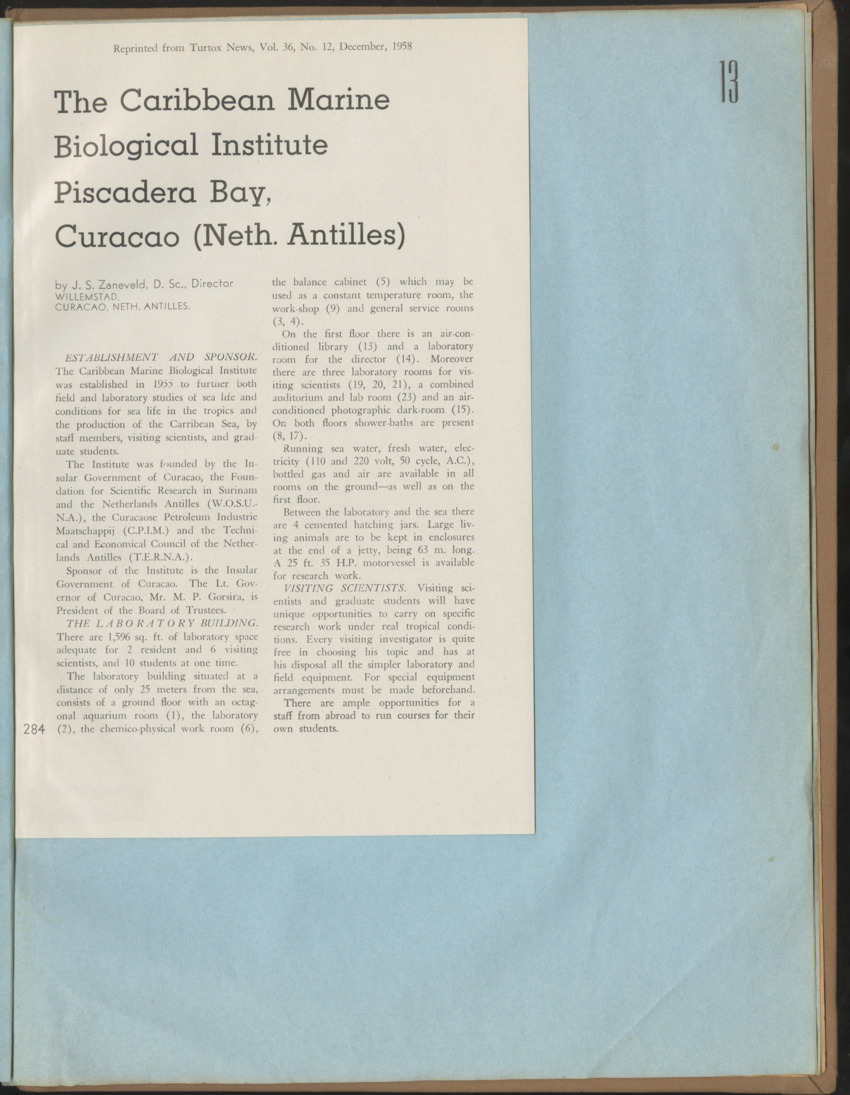 Carmabi Collected Papers Volume 1 - Nos. 1-15, 1956-1959 - Page 351
