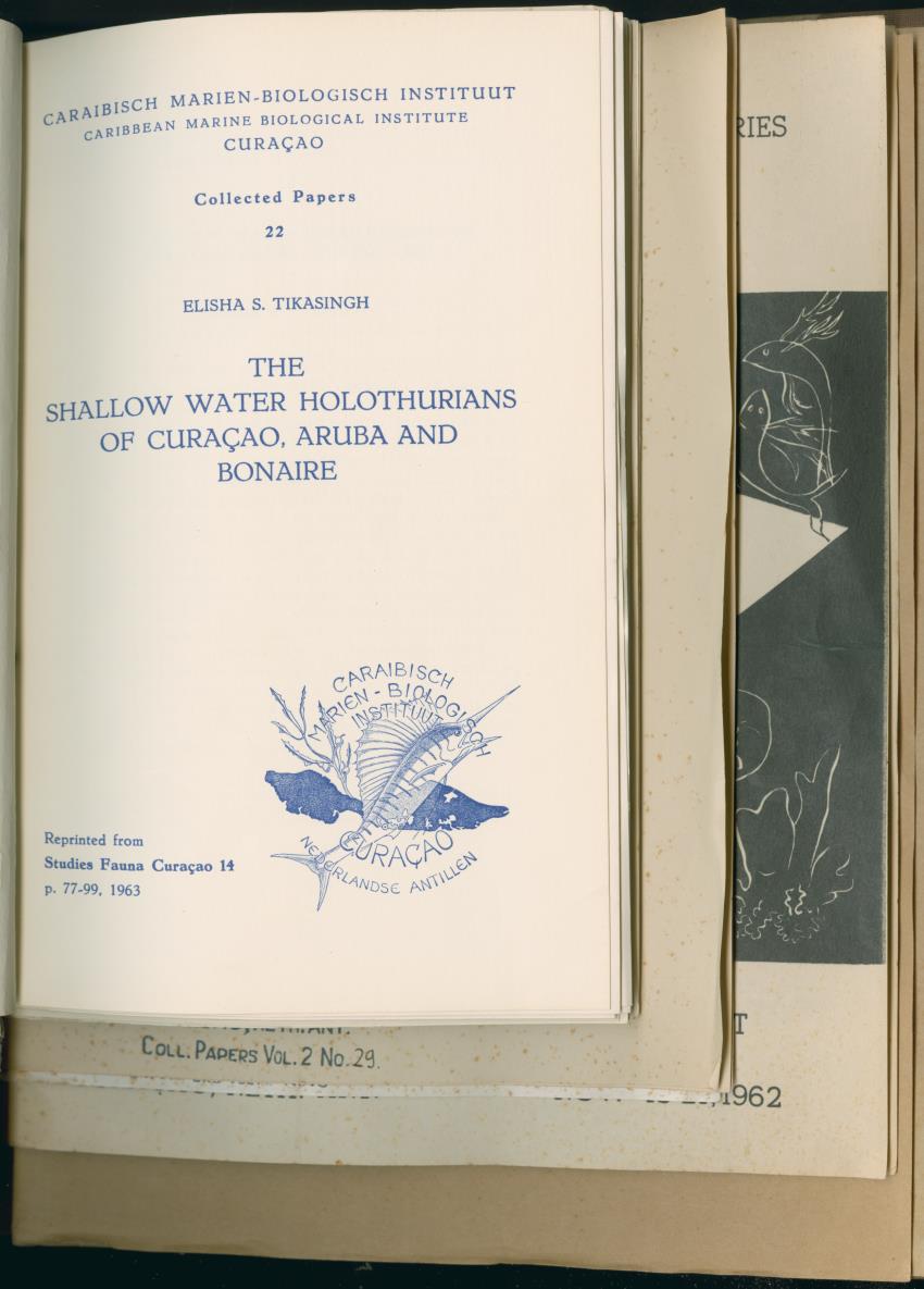 Carmabi Collected Papers Volume 2 - Nos. 16-36, 1959-1963 - New Page