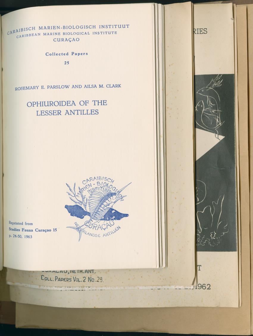 Carmabi Collected Papers Volume 2 - Nos. 16-36, 1959-1963 - New Page