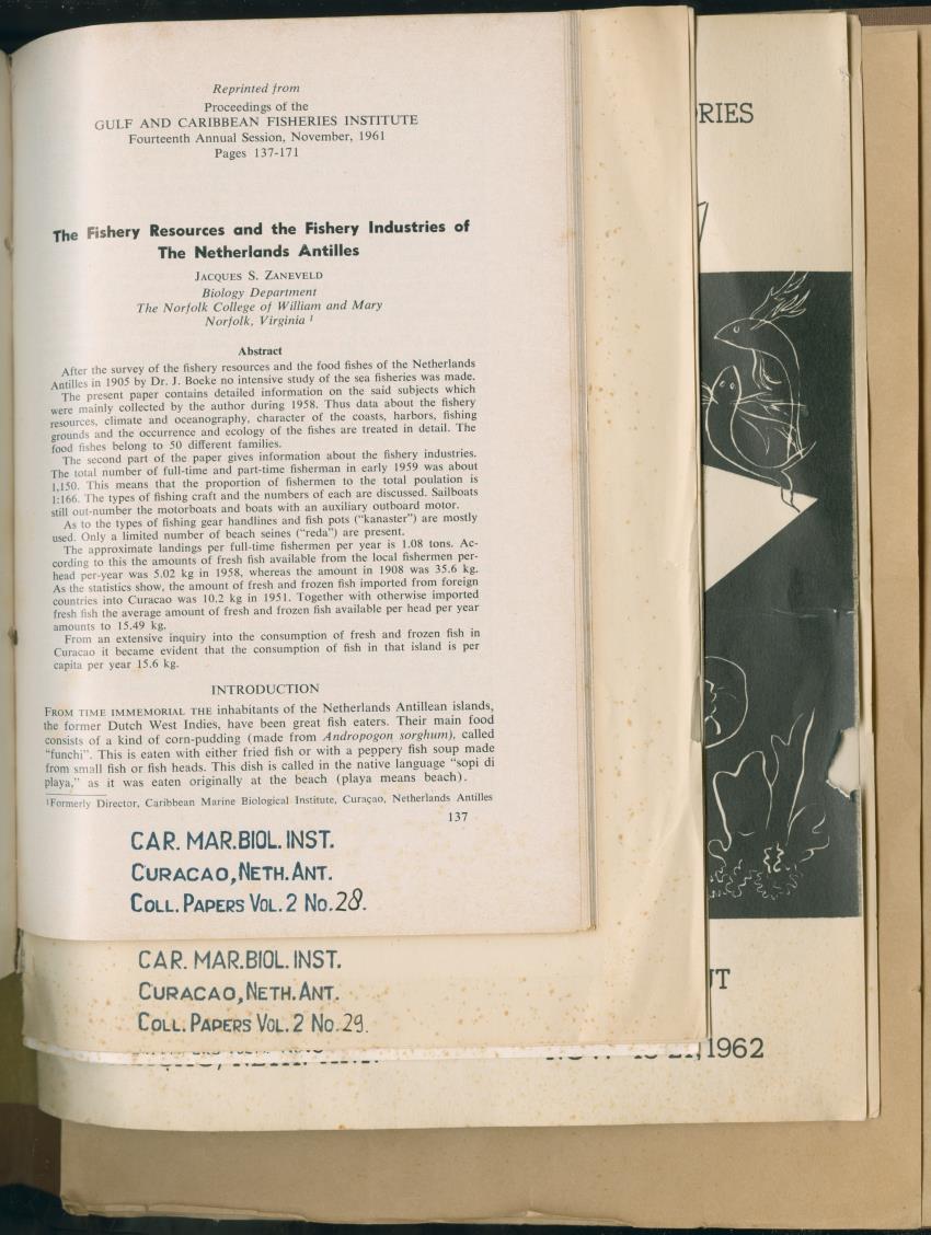Carmabi Collected Papers Volume 2 - Nos. 16-36, 1959-1963 - New Page