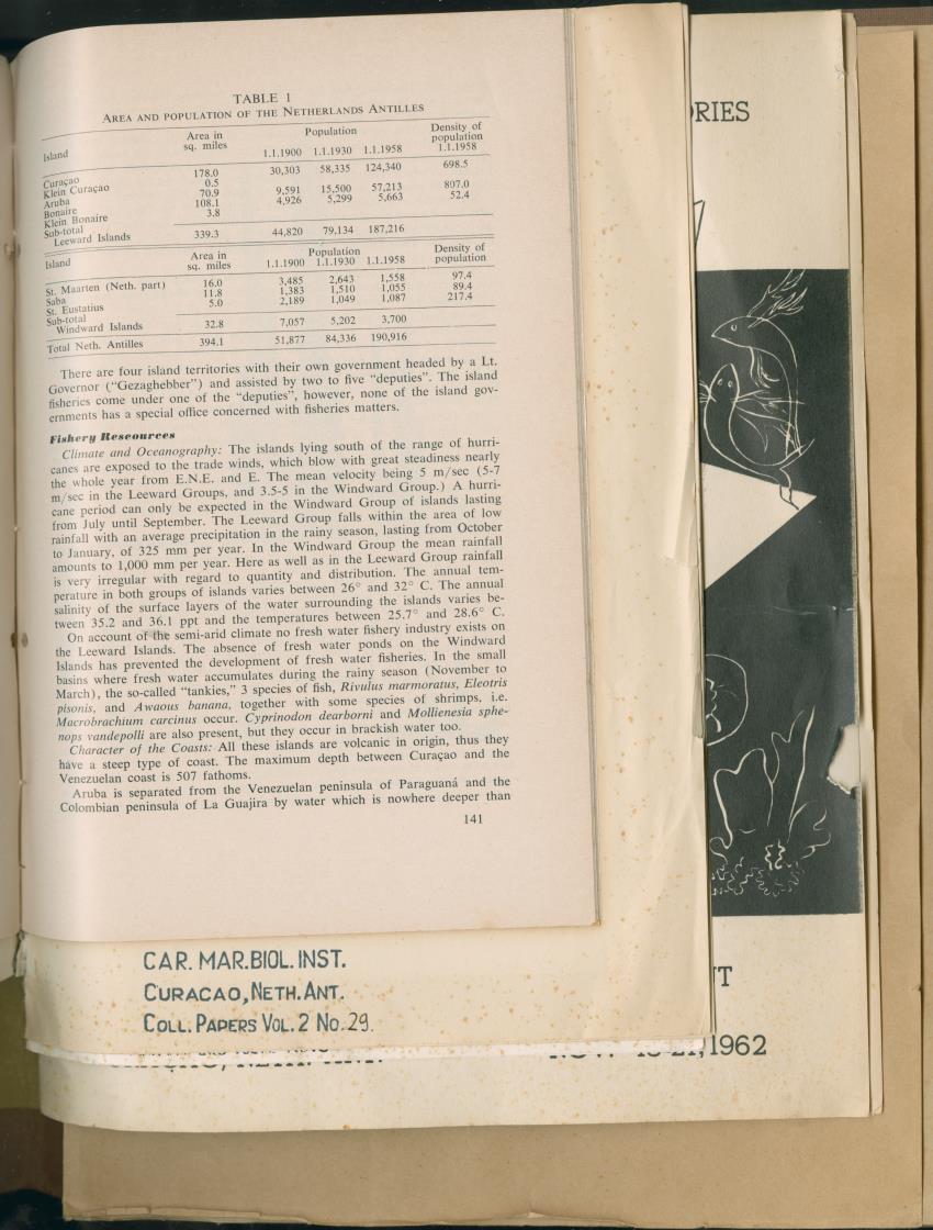 Carmabi Collected Papers Volume 2 - Nos. 16-36, 1959-1963 - New Page