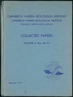 Carmabi Collected Papers Volume 6 - Nos. 84-97, 1969-1971