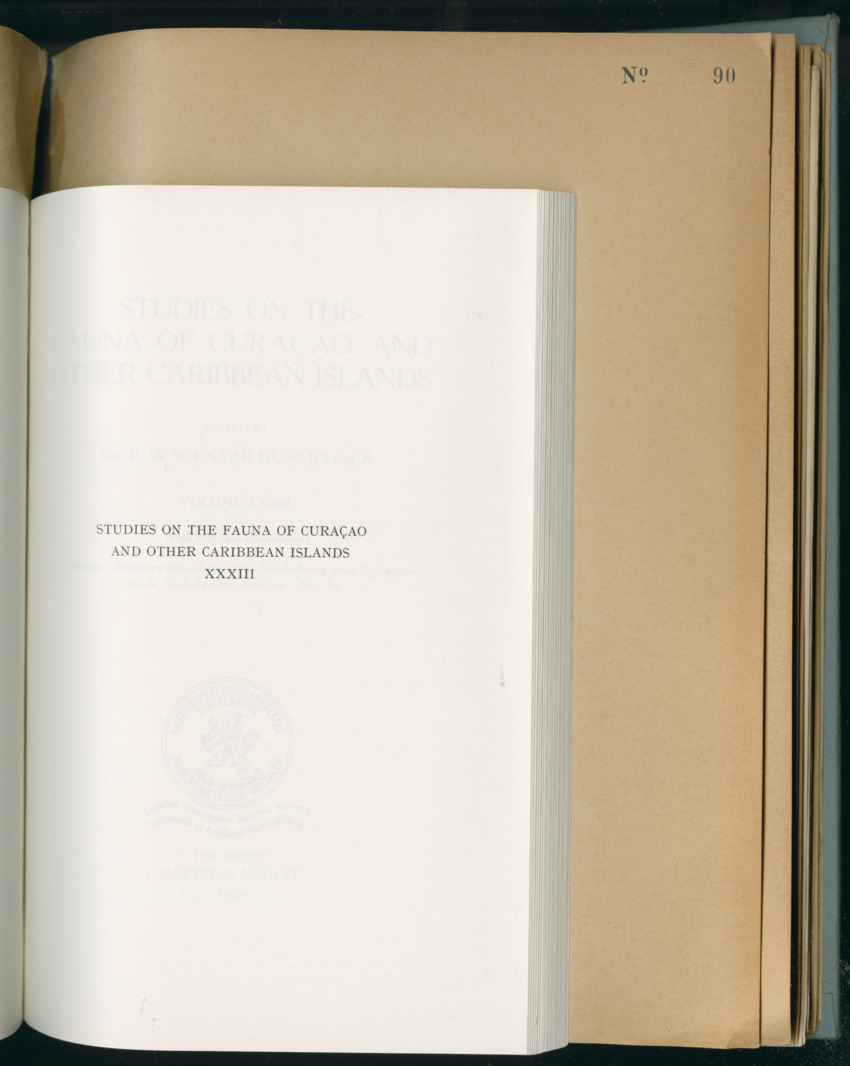 Carmabi Collected Papers Volume 6 - Nos. 84-97, 1969-1971 - New Page