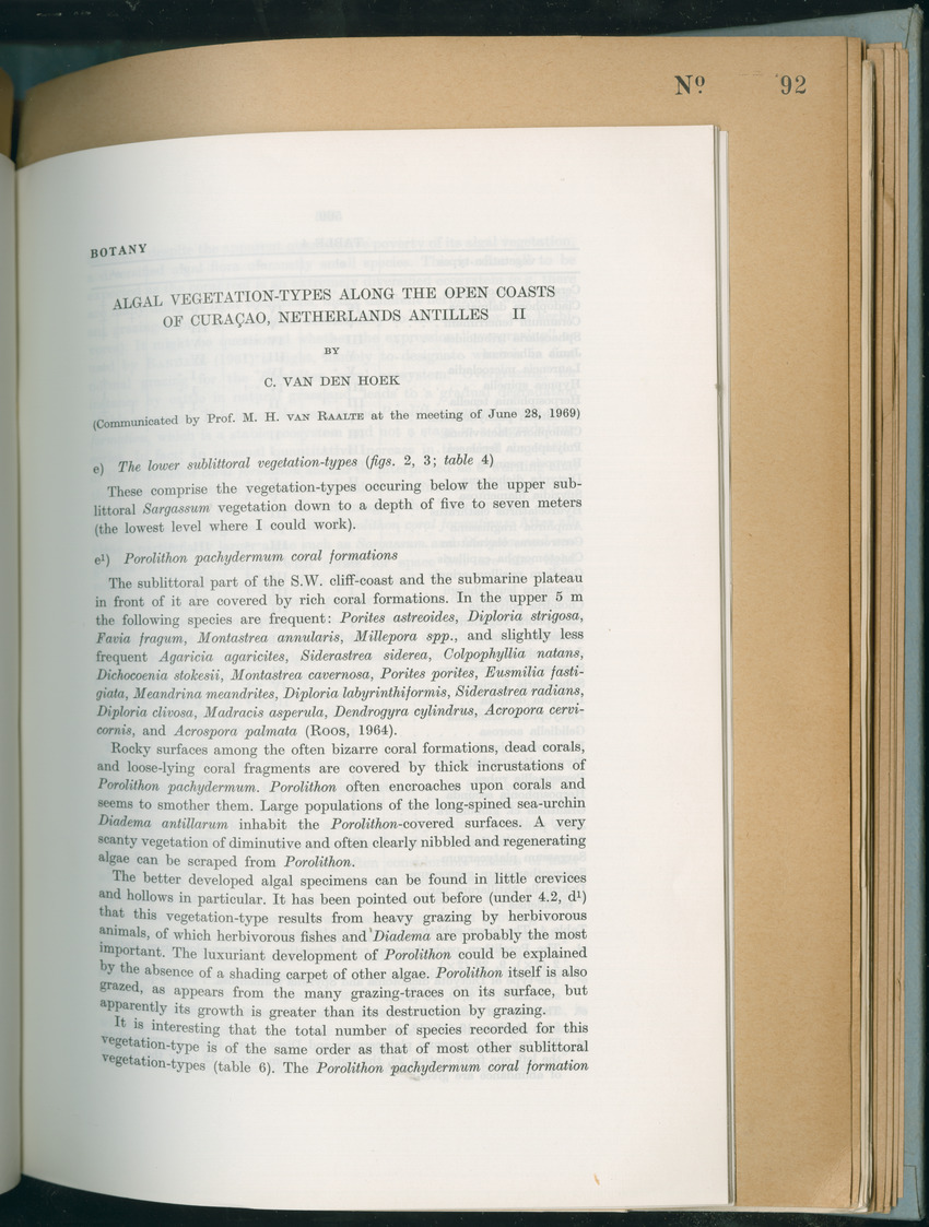Carmabi Collected Papers Volume 6 - Nos. 84-97, 1969-1971 - New Page