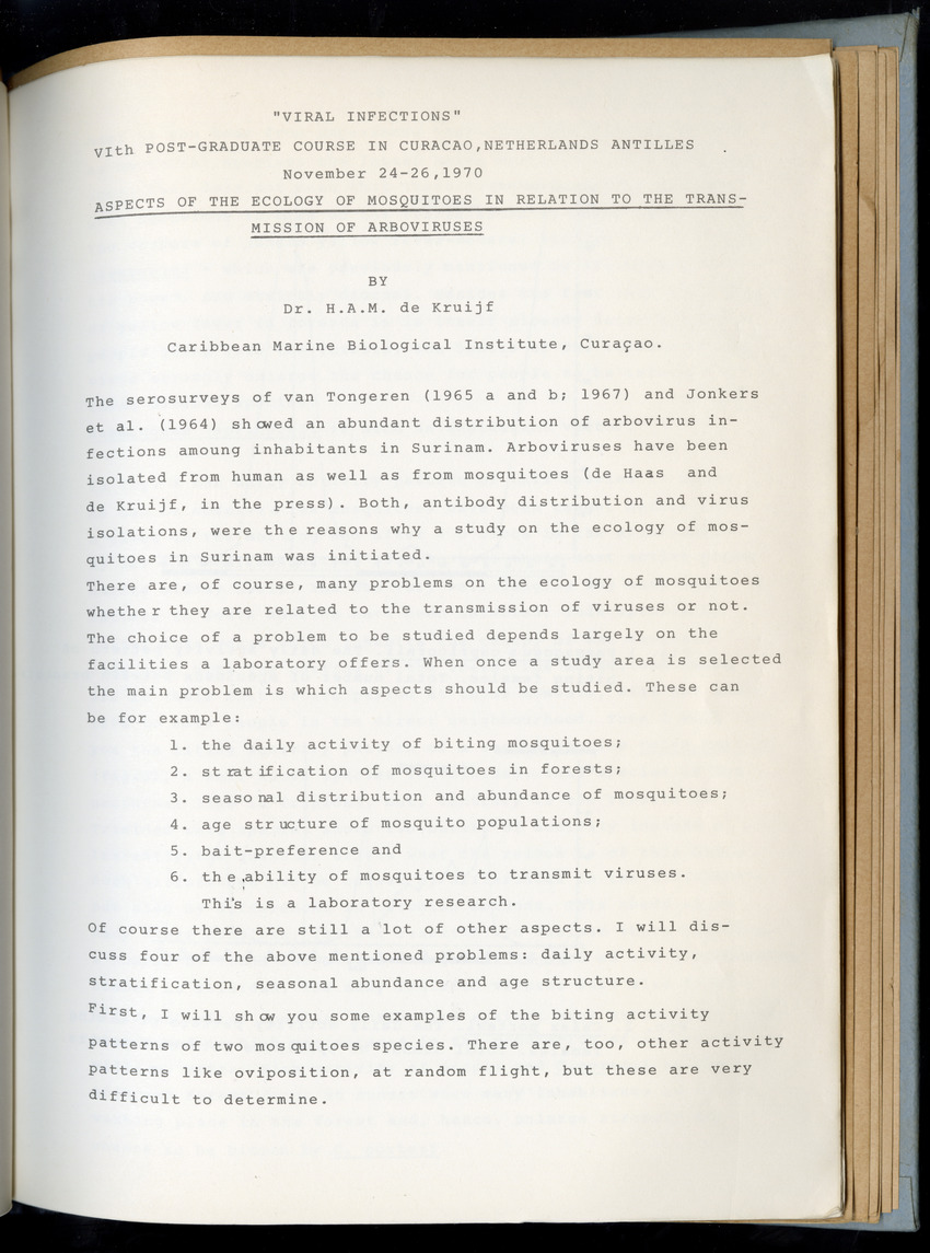 Carmabi Collected Papers Volume 6 - Nos. 84-97, 1969-1971 - New Page