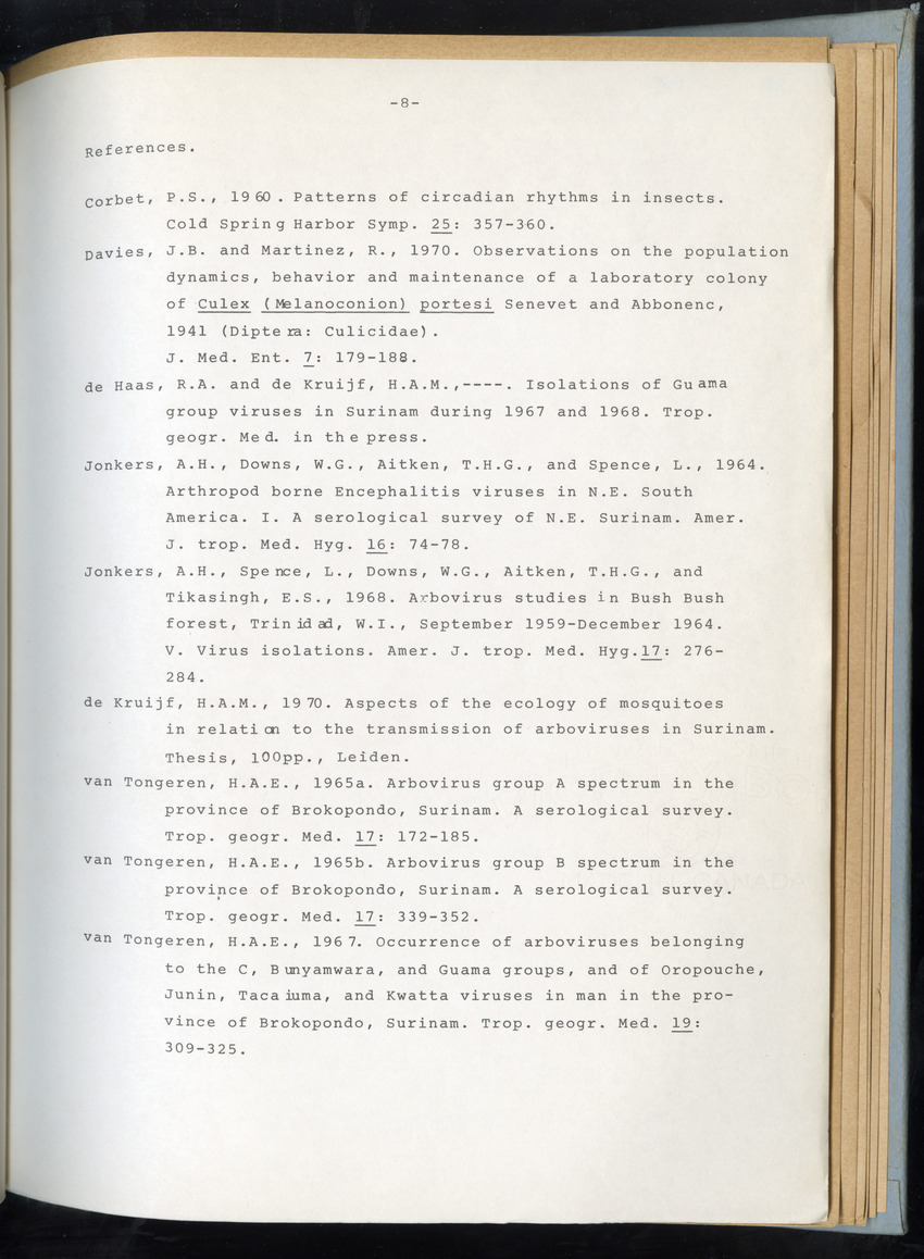 Carmabi Collected Papers Volume 6 - Nos. 84-97, 1969-1971 - New Page
