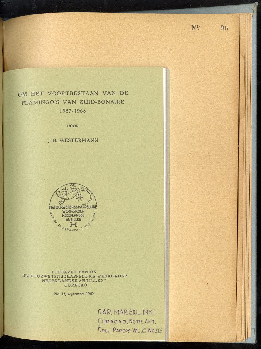 Carmabi Collected Papers Volume 6 - Nos. 84-97, 1969-1971 - New Page