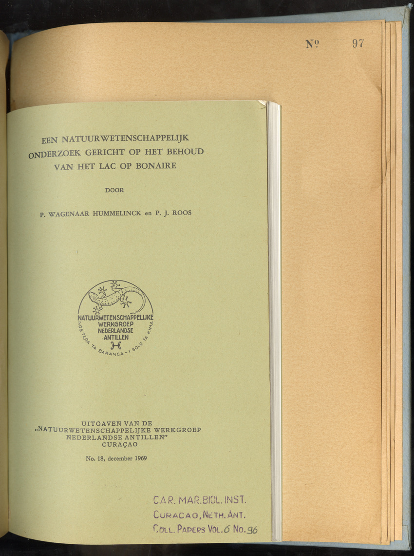 Carmabi Collected Papers Volume 6 - Nos. 84-97, 1969-1971 - New Page