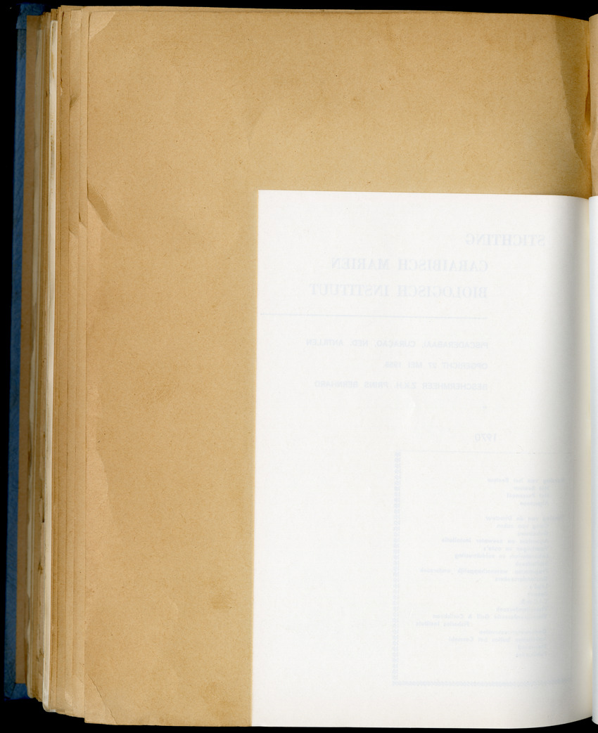 Carmabi Collected Papers Volume 6 - Nos. 84-97, 1969-1971 - New Page