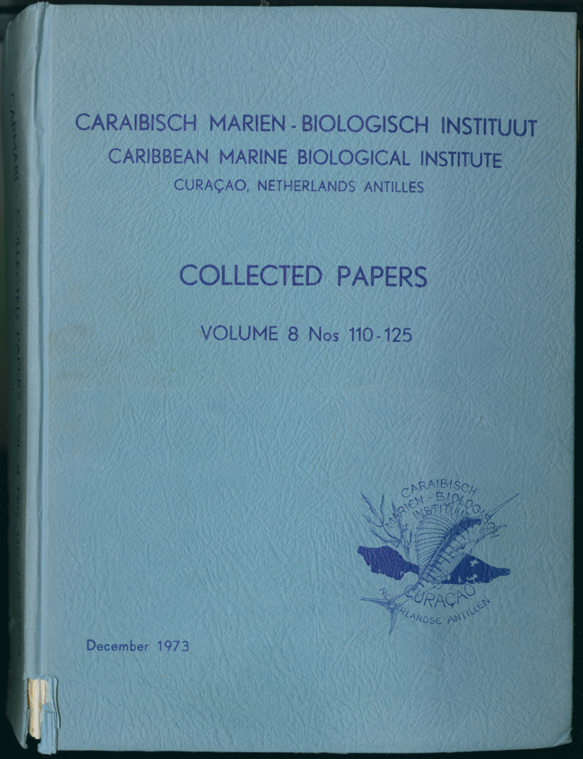 Carmabi Collected Papers Volume 8 - Nos. 110-125, 1972-1973 - New Page