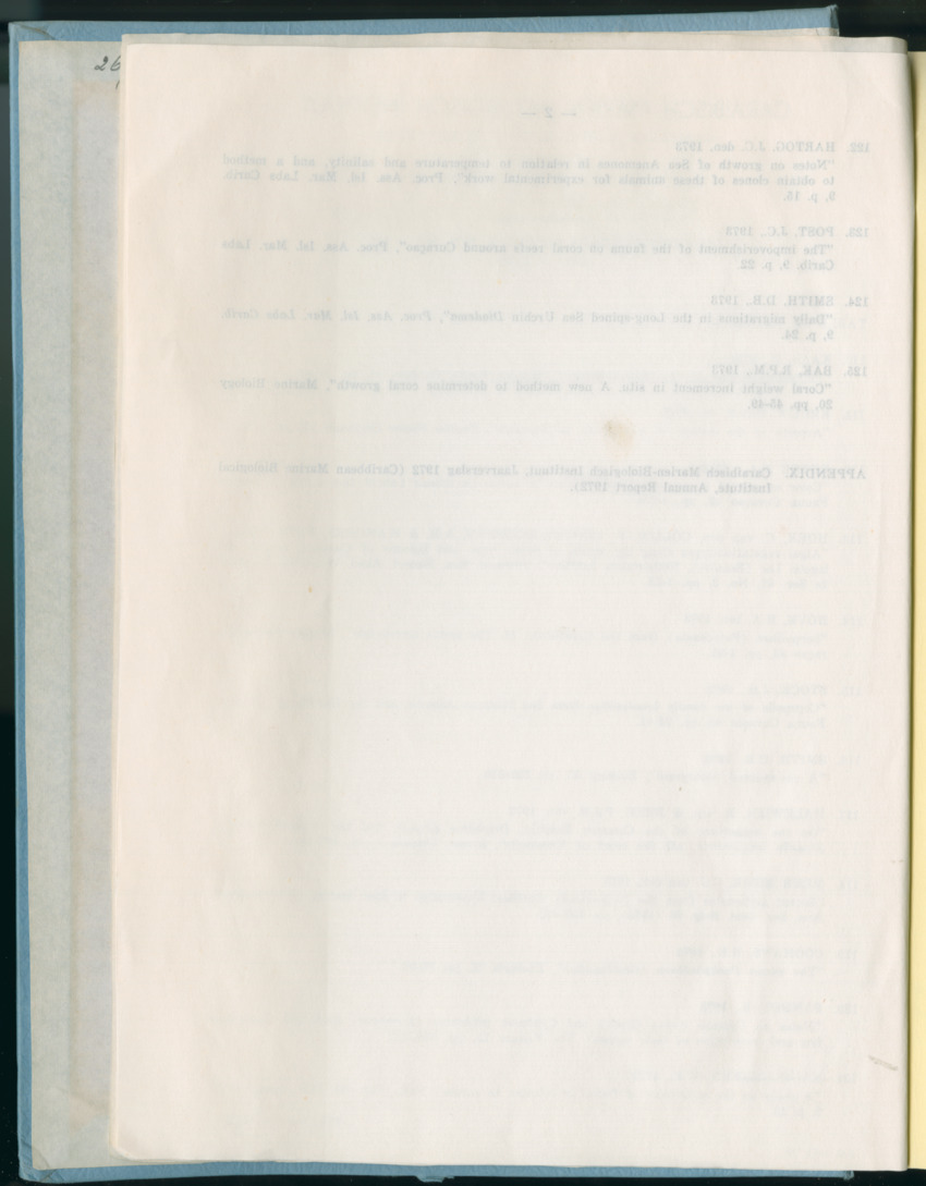 Carmabi Collected Papers Volume 8 - Nos. 110-125, 1972-1973 - New Page