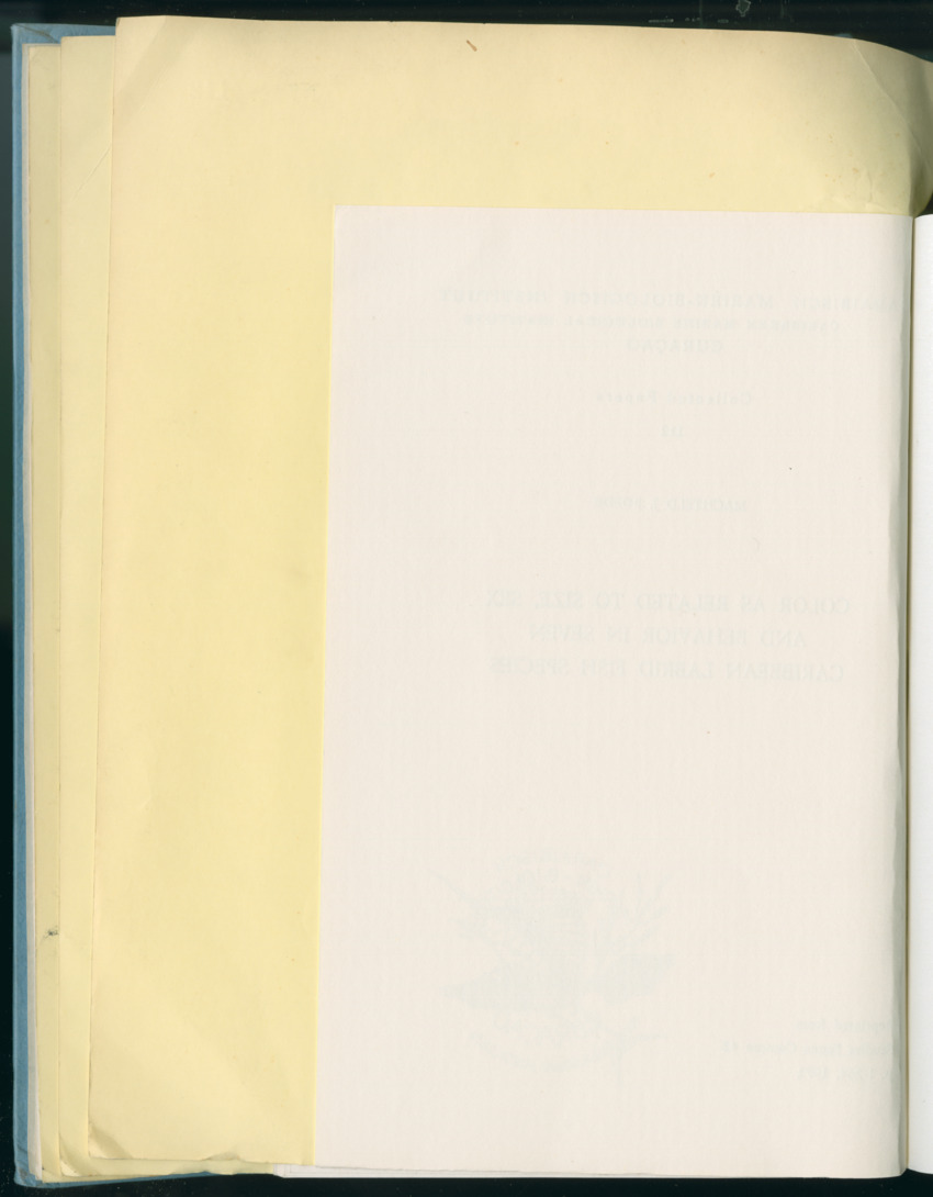 Carmabi Collected Papers Volume 8 - Nos. 110-125, 1972-1973 - New Page