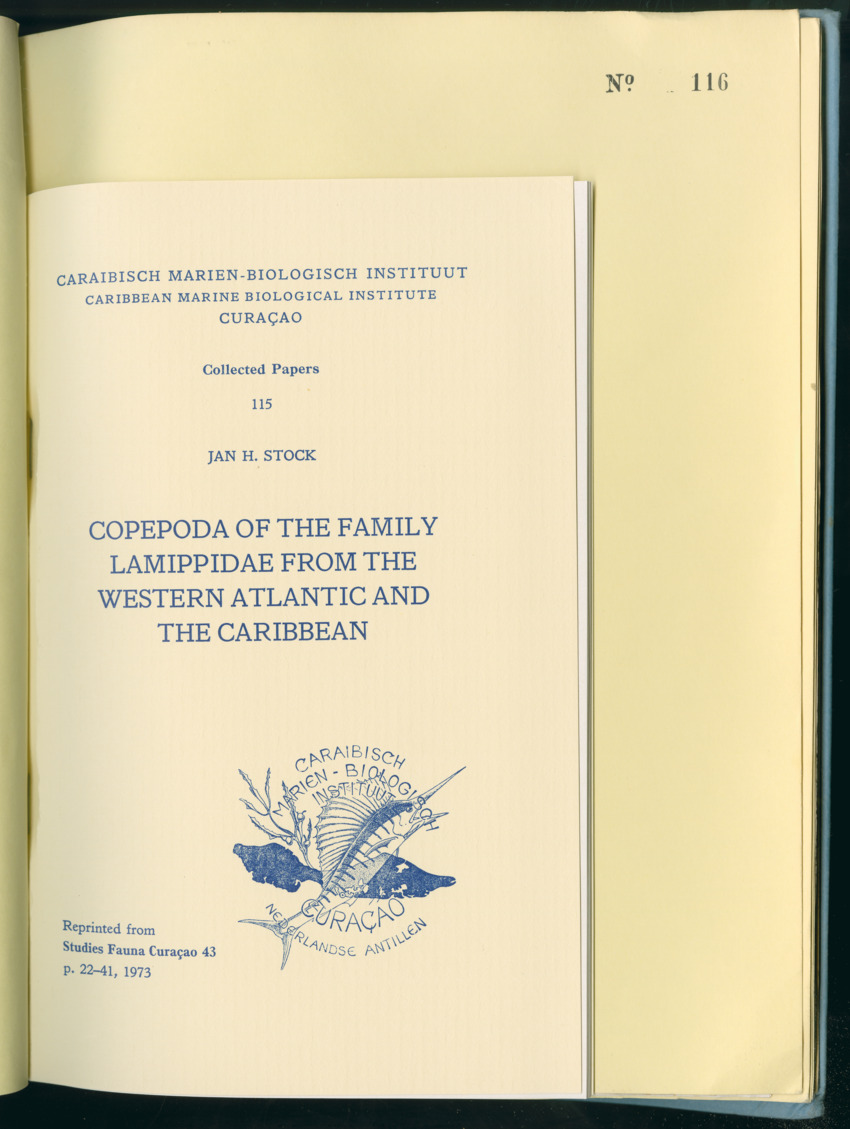 Carmabi Collected Papers Volume 8 - Nos. 110-125, 1972-1973 - New Page
