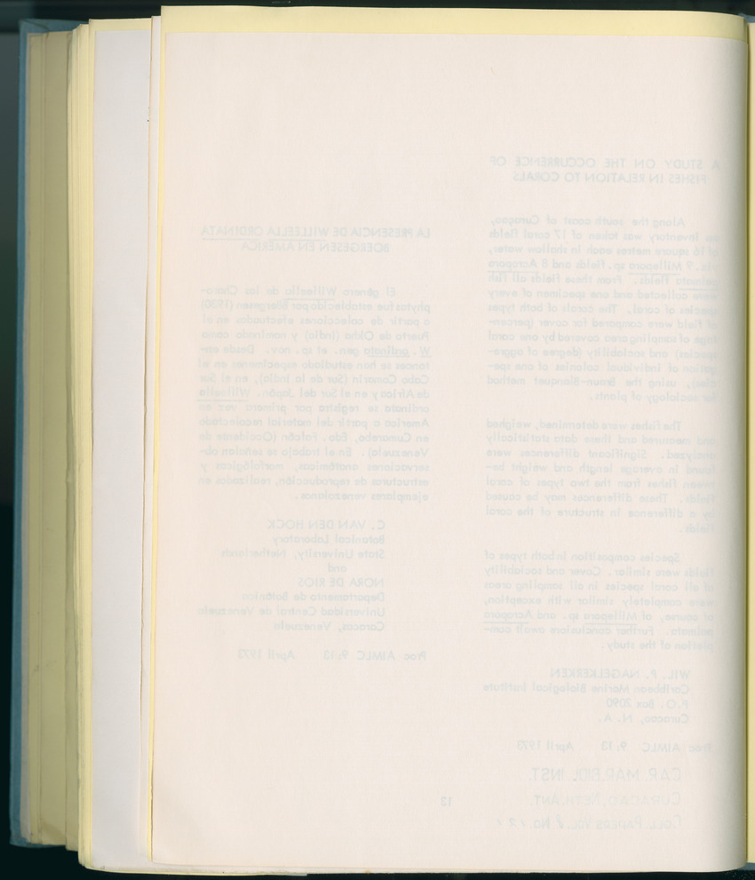 Carmabi Collected Papers Volume 8 - Nos. 110-125, 1972-1973 - New Page