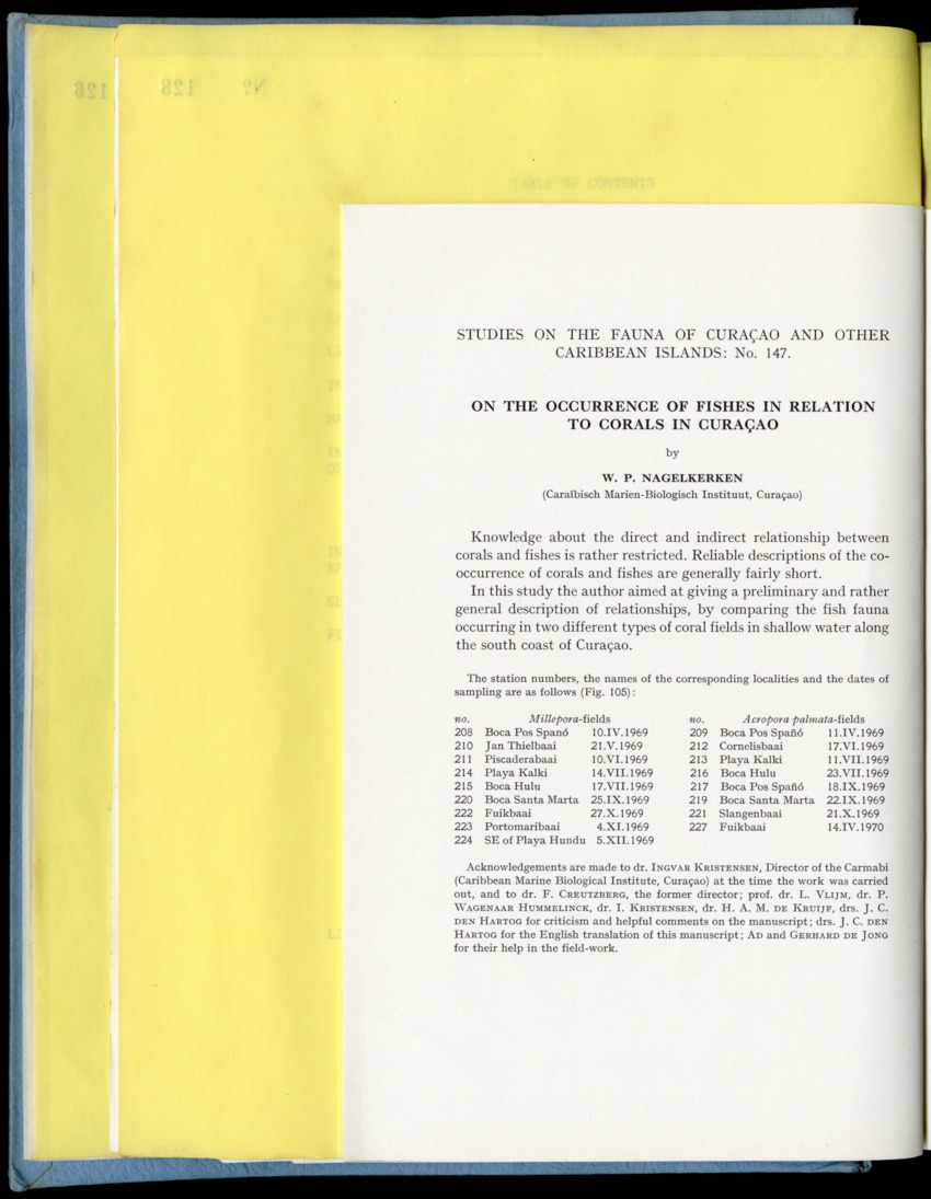Carmabi Collected Papers Volume 9 - Nos. 126-140, 1972-1974 - New Page