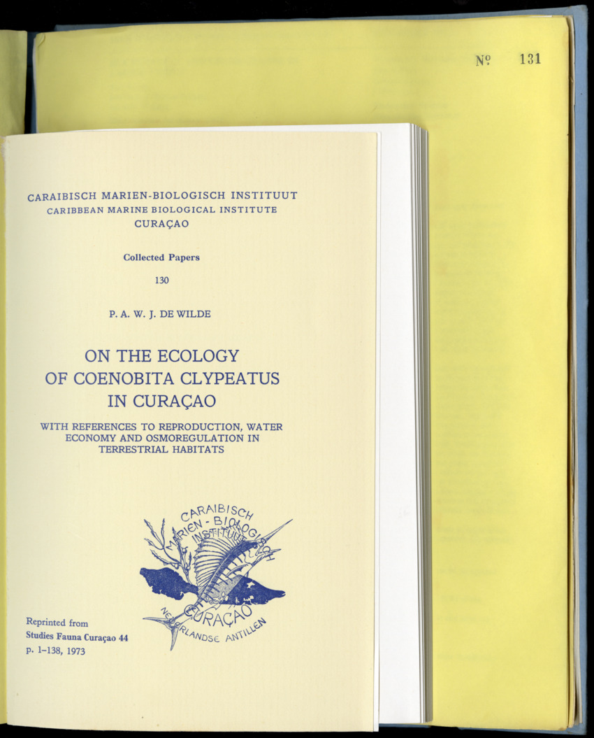 Carmabi Collected Papers Volume 9 - Nos. 126-140, 1972-1974 - New Page