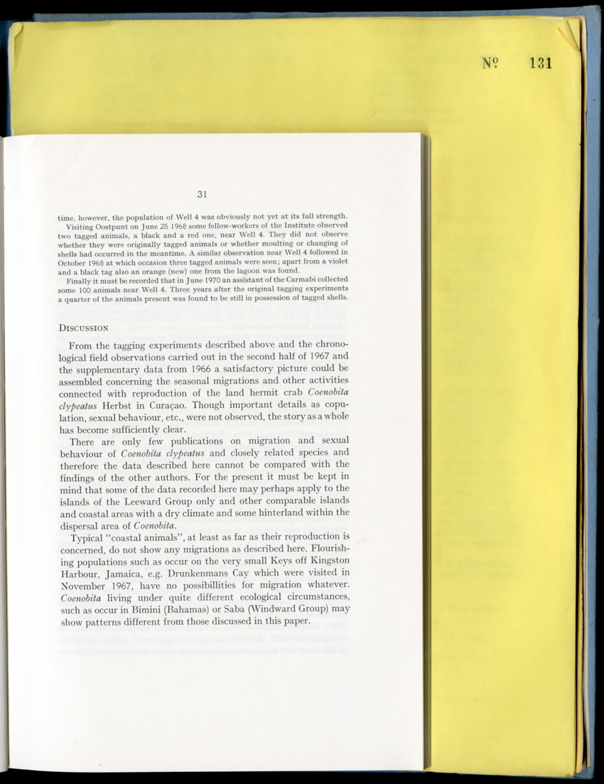 Carmabi Collected Papers Volume 9 - Nos. 126-140, 1972-1974 - New Page