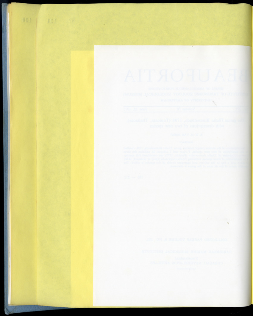 Carmabi Collected Papers Volume 9 - Nos. 126-140, 1972-1974 - New Page
