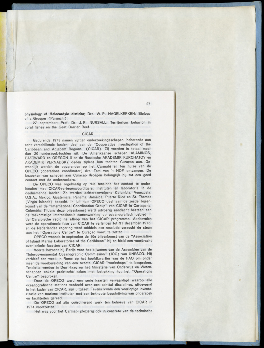 Carmabi Collected Papers Volume 9 - Nos. 126-140, 1972-1974 - New Page