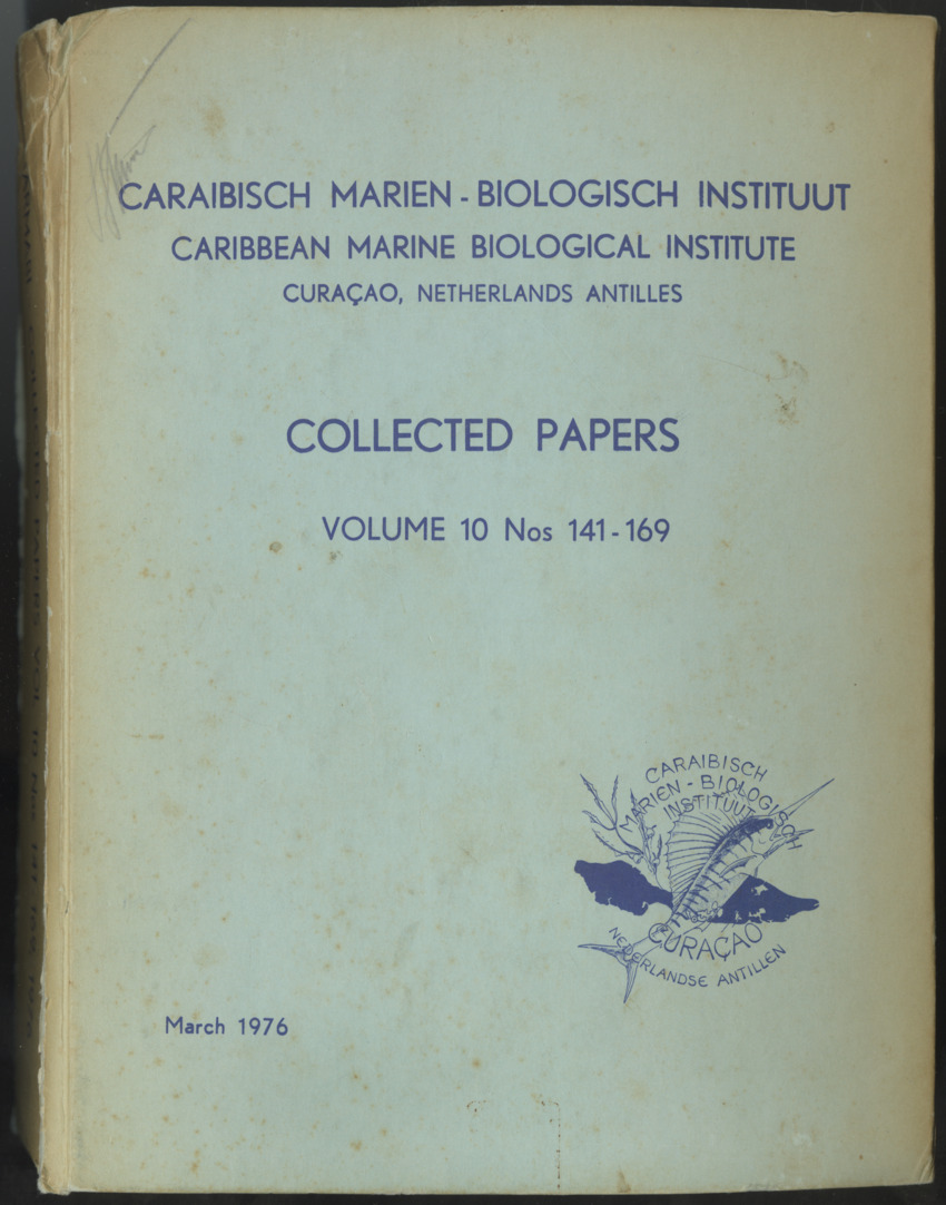 Carmabi Collected Papers Volume 10 - Nos. 141-169, 1973-1975 - New Page