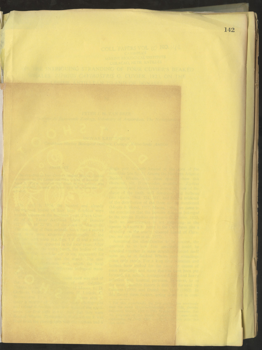 Carmabi Collected Papers Volume 10 - Nos. 141-169, 1973-1975 - New Page