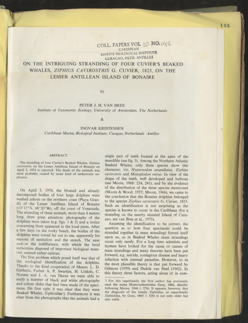 Carmabi Collected Papers Volume 10 - Nos. 141-169, 1973-1975 - New Page