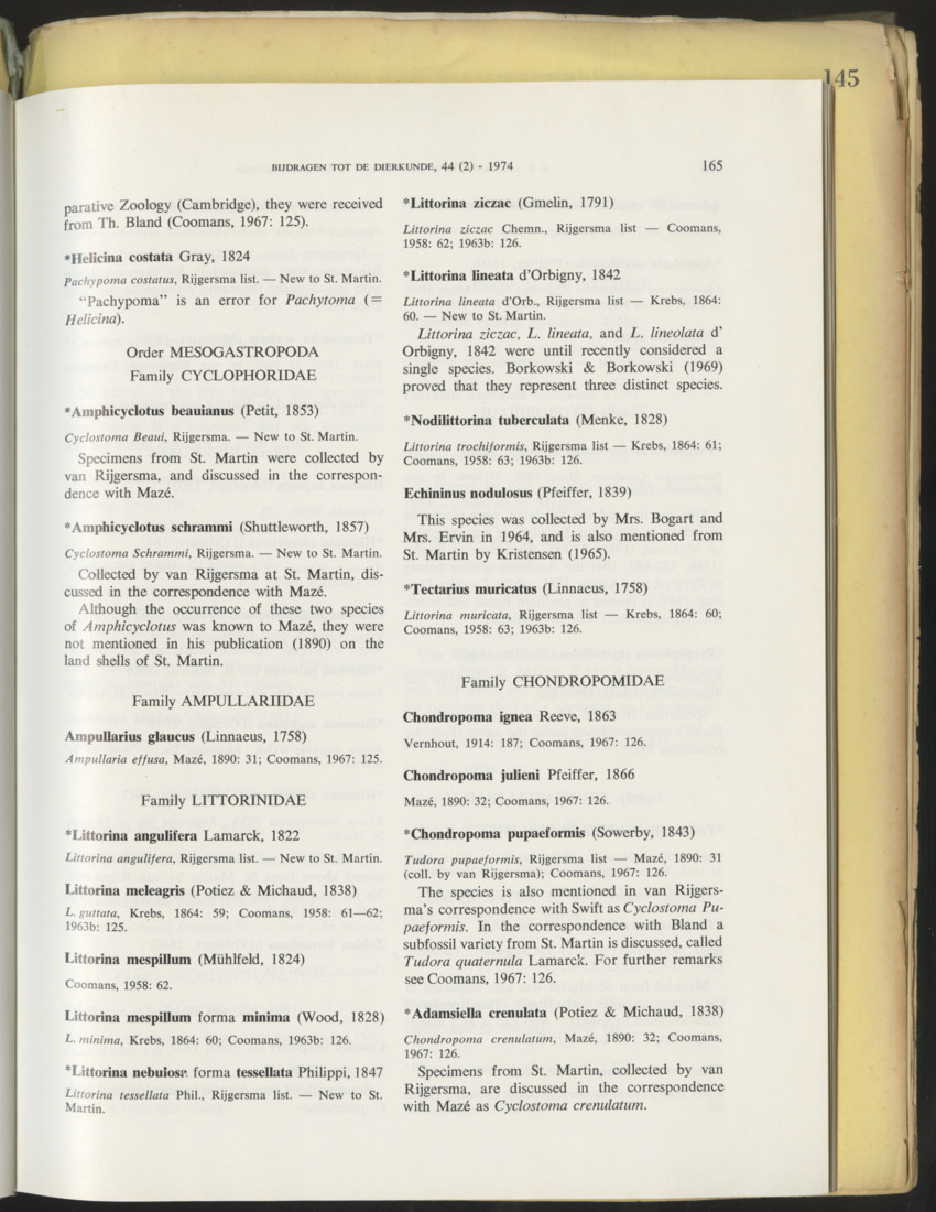 Carmabi Collected Papers Volume 10 - Nos. 141-169, 1973-1975 - New Page