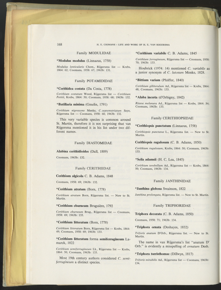 Carmabi Collected Papers Volume 10 - Nos. 141-169, 1973-1975 - New Page