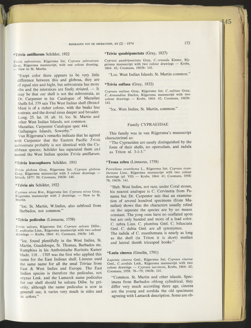 Carmabi Collected Papers Volume 10 - Nos. 141-169, 1973-1975 - New Page
