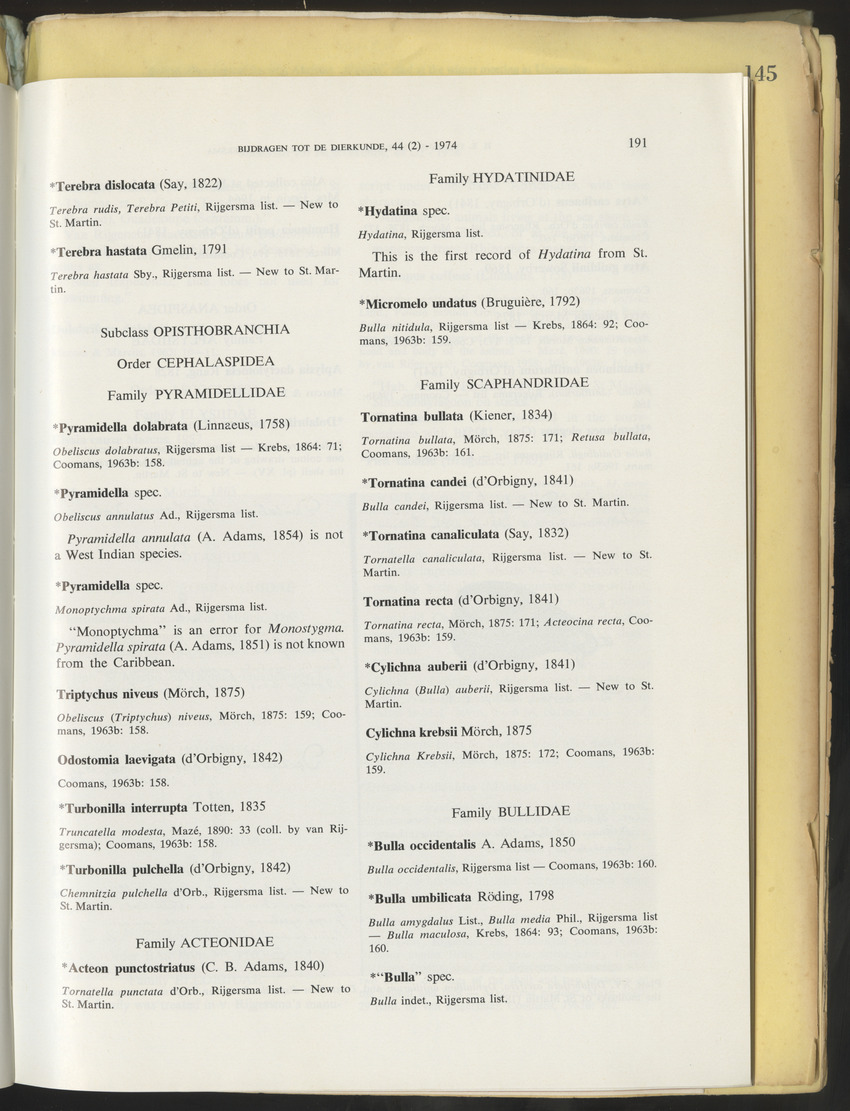 Carmabi Collected Papers Volume 10 - Nos. 141-169, 1973-1975 - New Page