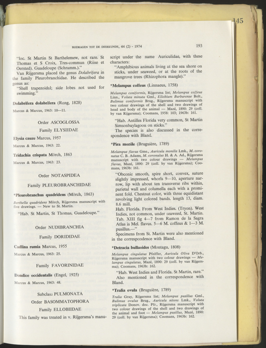 Carmabi Collected Papers Volume 10 - Nos. 141-169, 1973-1975 - New Page