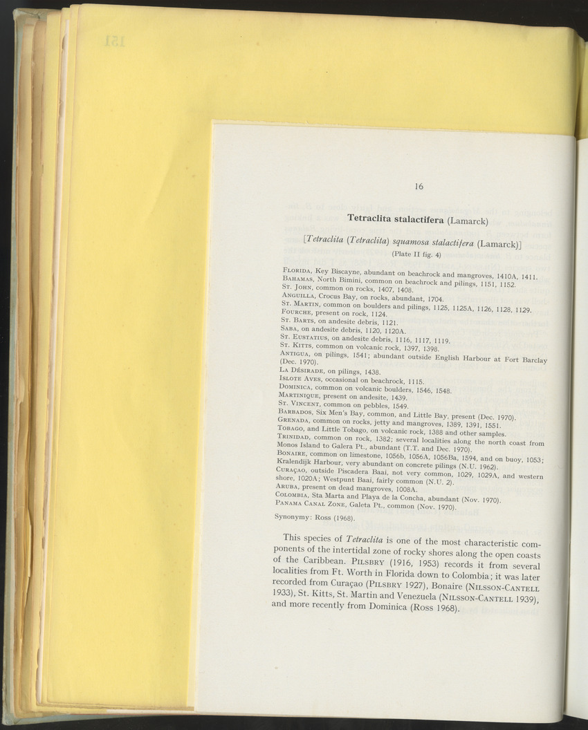Carmabi Collected Papers Volume 10 - Nos. 141-169, 1973-1975 - New Page