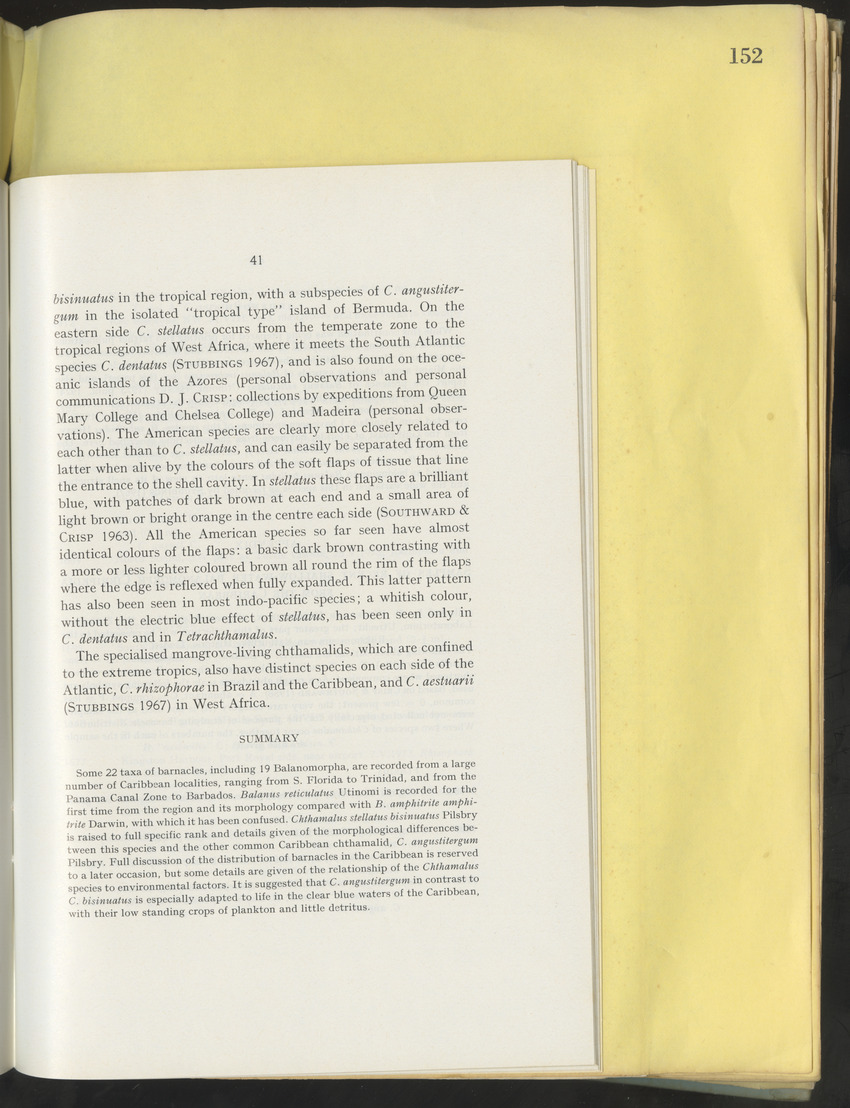 Carmabi Collected Papers Volume 10 - Nos. 141-169, 1973-1975 - New Page