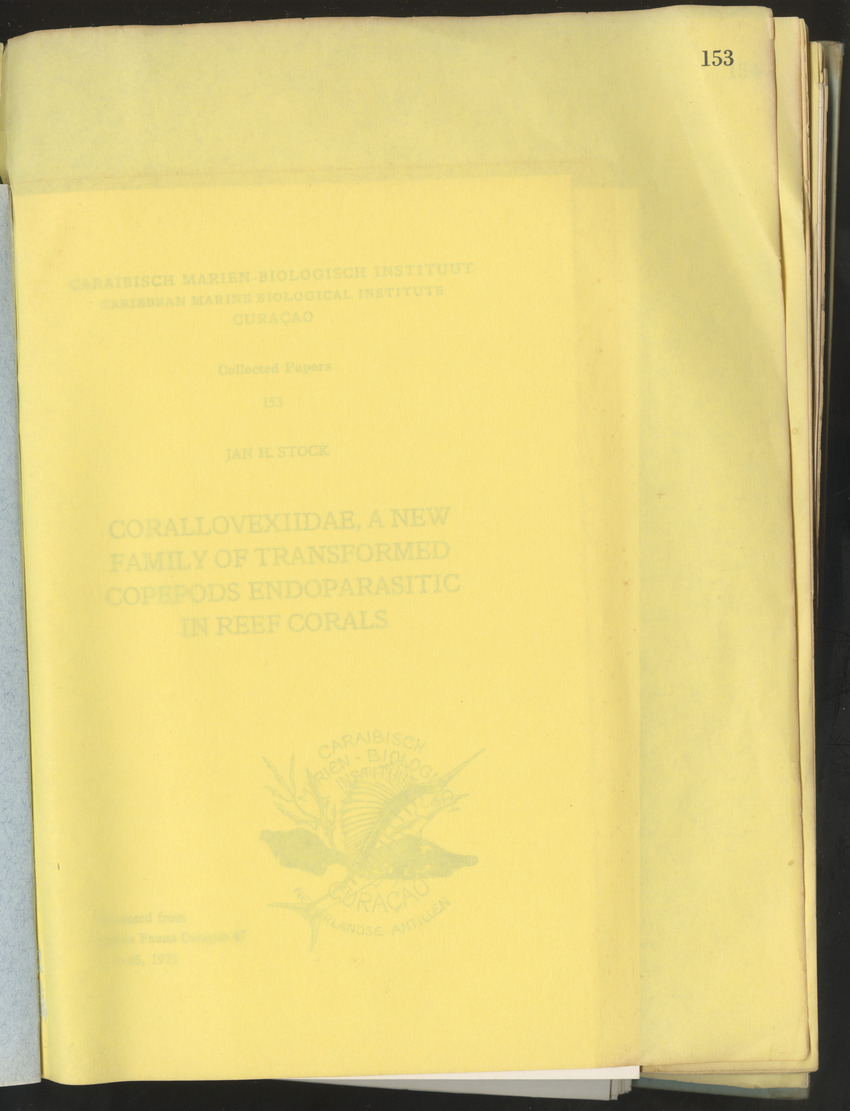 Carmabi Collected Papers Volume 10 - Nos. 141-169, 1973-1975 - New Page