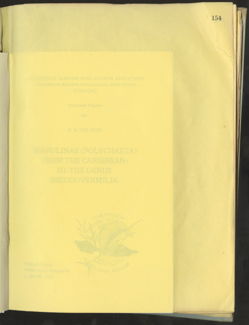 Carmabi Collected Papers Volume 10 - Nos. 141-169, 1973-1975 - New Page