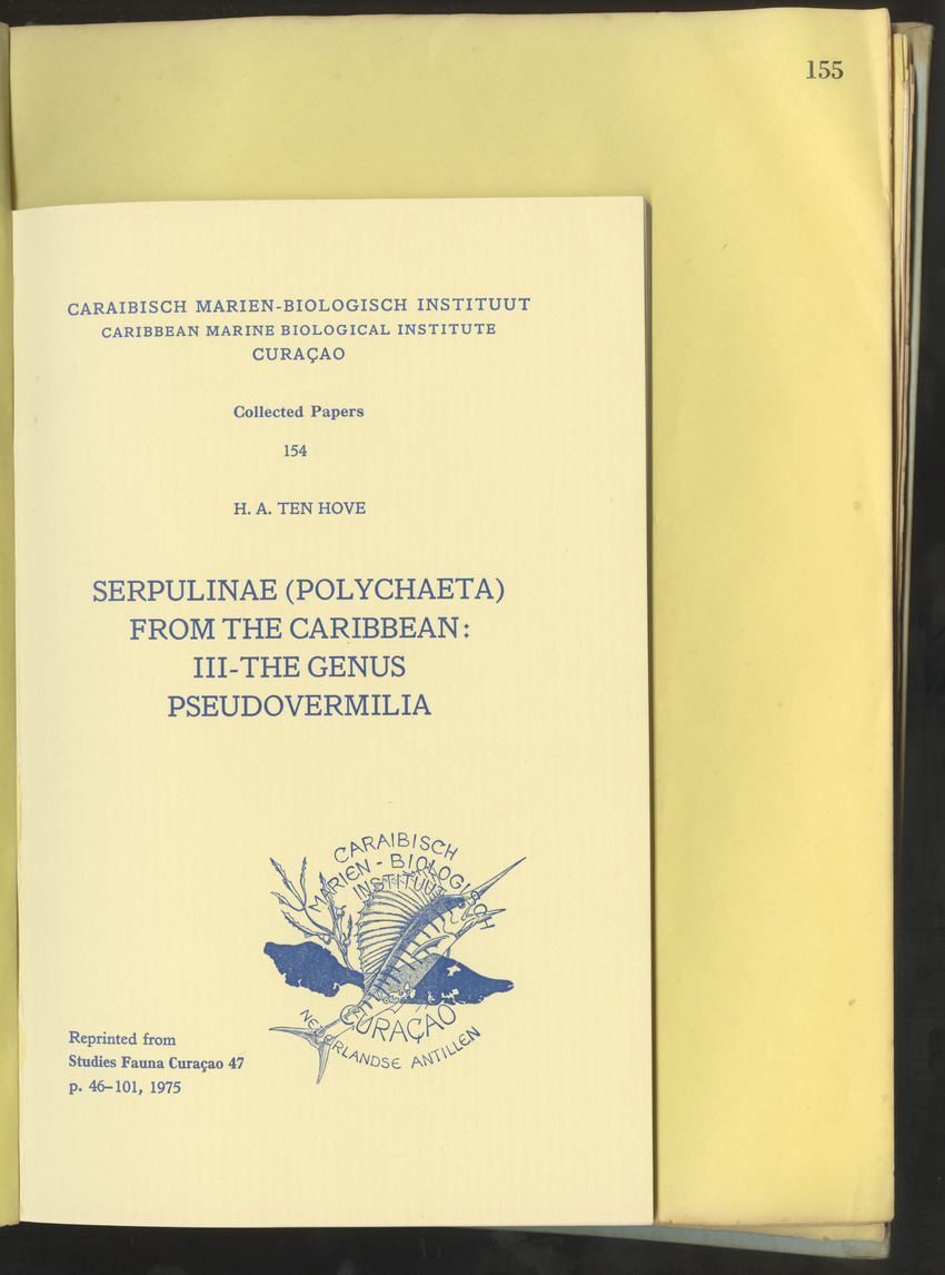 Carmabi Collected Papers Volume 10 - Nos. 141-169, 1973-1975 - New Page