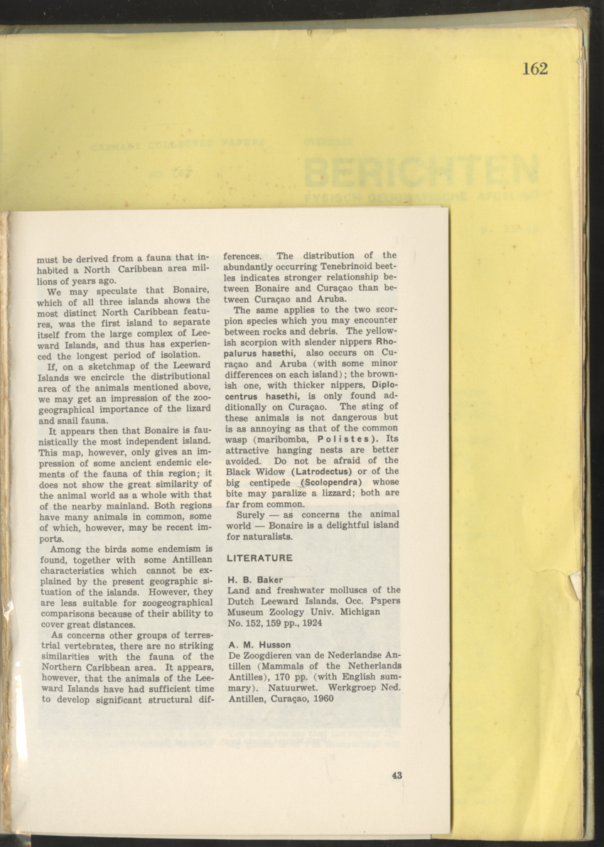 Carmabi Collected Papers Volume 10 - Nos. 141-169, 1973-1975 - New Page