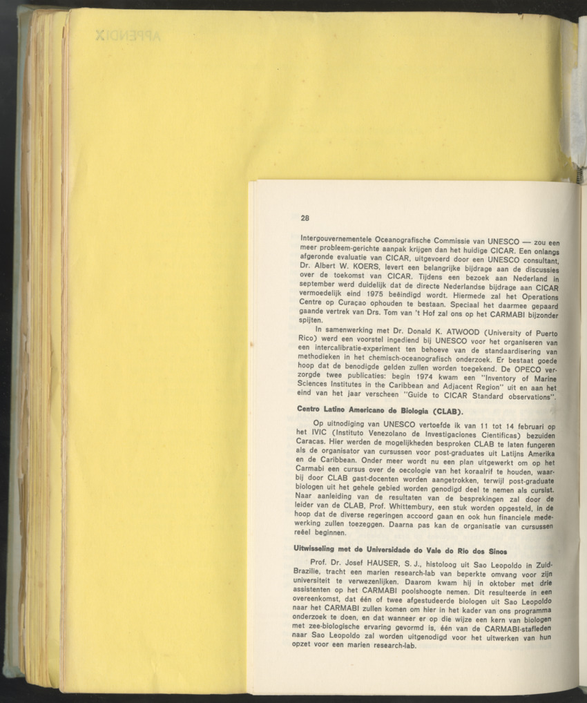 Carmabi Collected Papers Volume 10 - Nos. 141-169, 1973-1975 - New Page