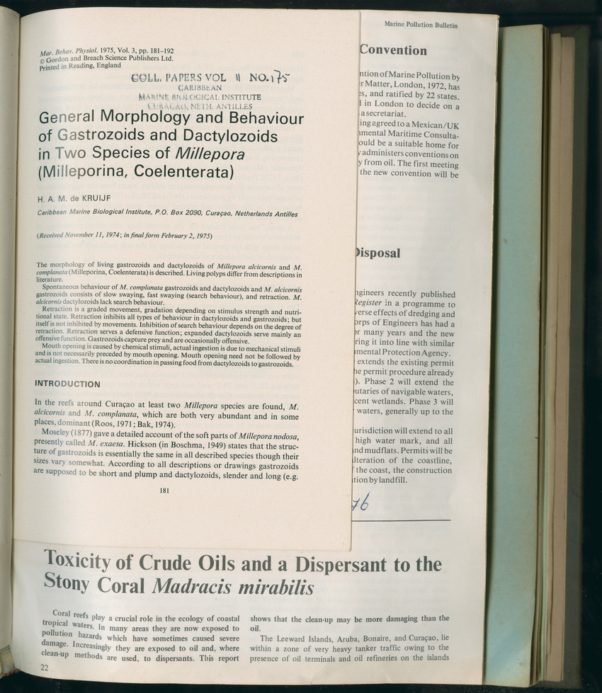 Carmabi Collected Papers Volume 11 - Nos. 170-193, 1975-1976 - Page 77
